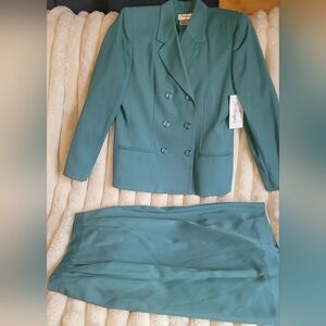 WORTHINGTON Teal‎ Dress Jacket/Skirt Suit BNWT